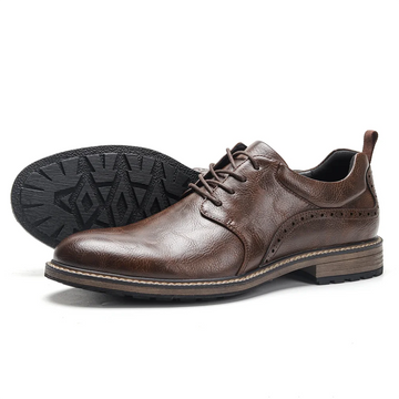 Riolio Casual Shoes Men Fashion Brand Comfortable Leather Shoes Men
